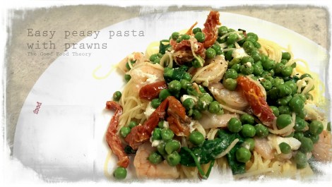 Easy peasy pasta with prawns_wtr