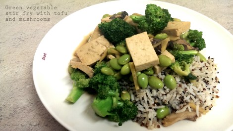 Green vegetable stir fry_wtr
